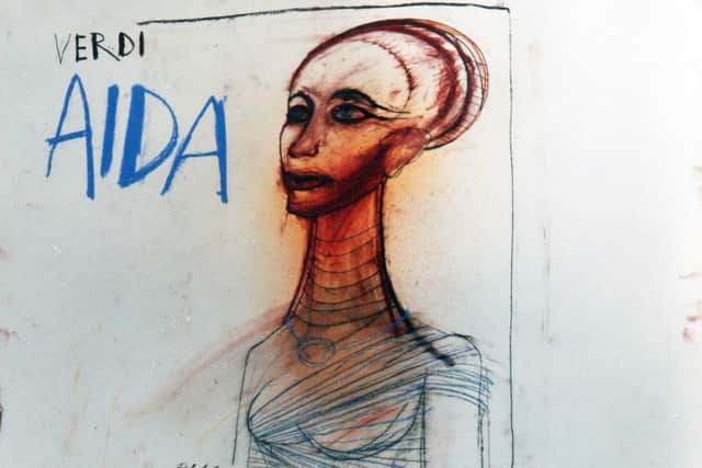 Aida print by Ralph Steadman