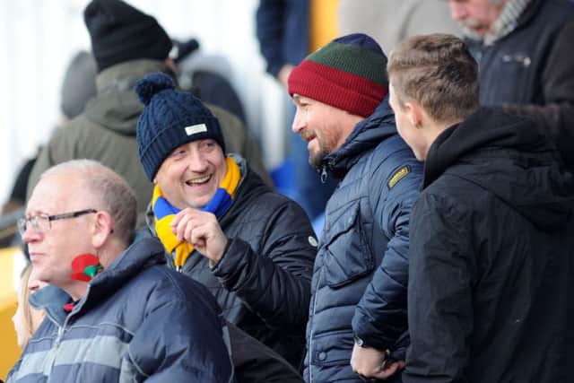 Mansfield Town v Plymouth Argyle.
Fans gallery.