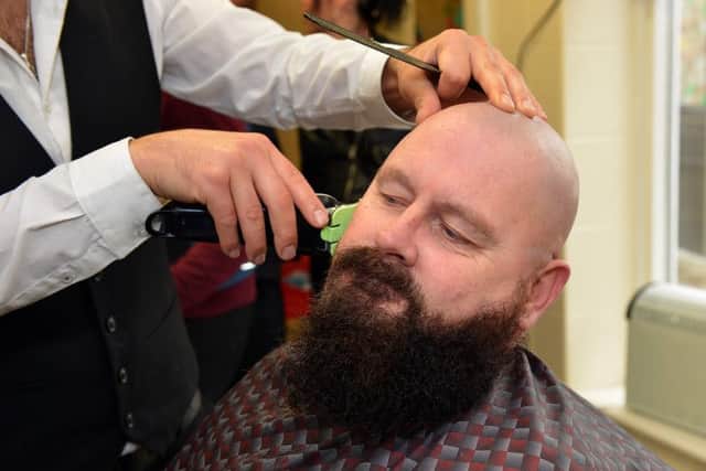 Martin McShane has raised over Â£2000 for Clic Sargent by growing a beard for a year