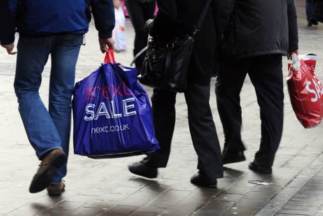 Sales shoppers on Boxing Day