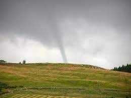 Darren Brown captured the twister in Mansfield.