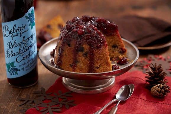 Ian Cumming's merry berry steam pudding.