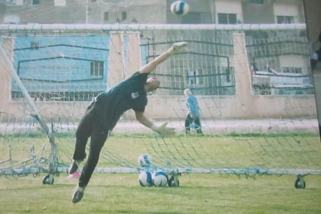 Saleh in action. (Image Courtesy Fahd Saleh).