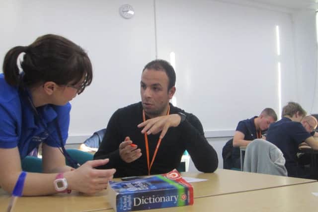 Fahd Saleh enrolled in Vision West Nottinghamshire College with the help of local charity Maun Refuge. (Image: Andrew Aloia, BBC Sport)