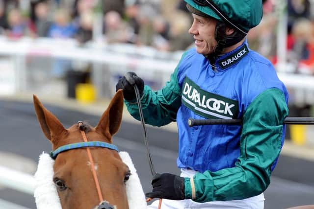 HENNESSY HERO? -- champion jockey Richard Johnson, who attempts to win the Hennessy Gold Cup for the first time on Saturday aboard the pre-race favourite, Native River.