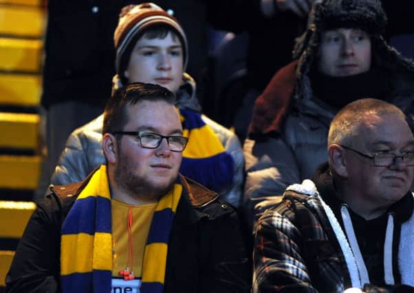 Stags v Blackpool fans gallery.