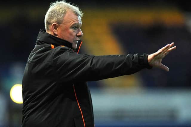 Stags' manager Steve Evans.