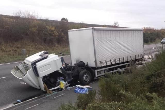 The scene of the crash. Picture submitted.