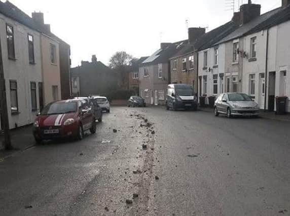'Mudgate continues' says a councillor as trucks continue to traipse dirt through Huthwaite.