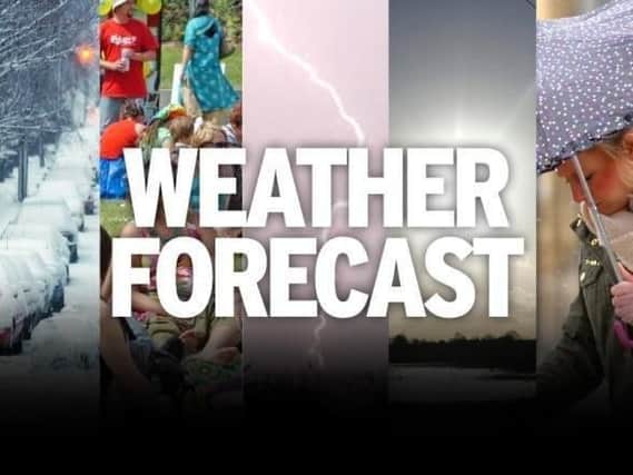 The Met Office has issued a yellow weather warning for tonight and tomorrow morning.