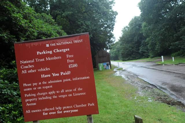 Entrance to Clumber Park at Truman's Lodge.
