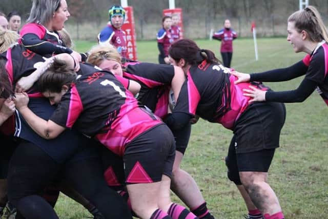 An Ashfield Ladies maul.