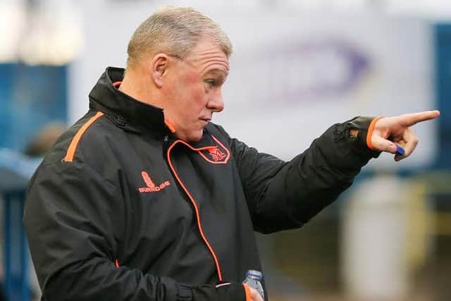 Mansfield Town's Manager Steve Evans - Pic Chris Holloway