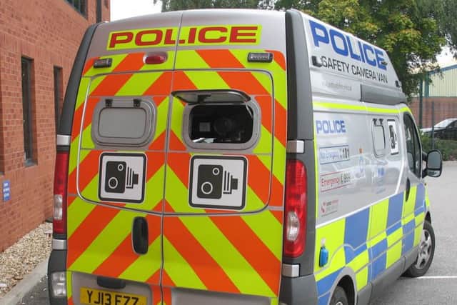 Mobile speed camera vans are out and about on Nottinghamshire's roads.