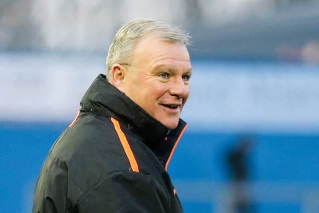 Mansfield Town's Manager Steve Evans - Pic Chris Holloway