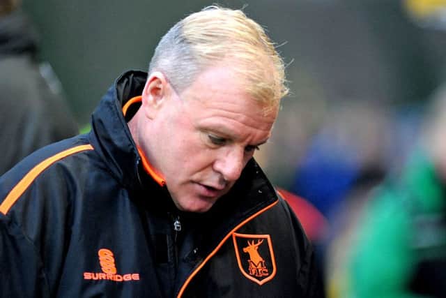 Mansfield Town manager, Steve Evans.