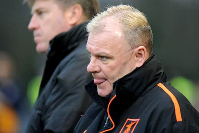 Mansfield Town manager, Steve Evans.