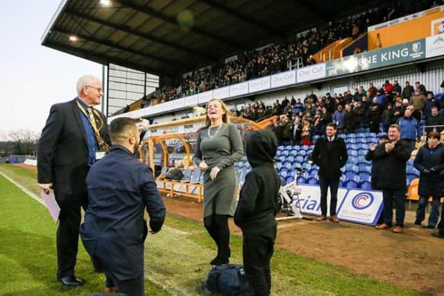 Mansfield man Ryan McKenna enlisted the help of club officials to pull his proposal plan together.