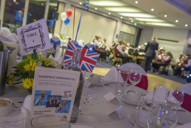 Councillors and invited supports dined out on the taxpayer at the 'Mansfield Honours its Sporting Heroes' event in November. Picture: Sarah Washbourn