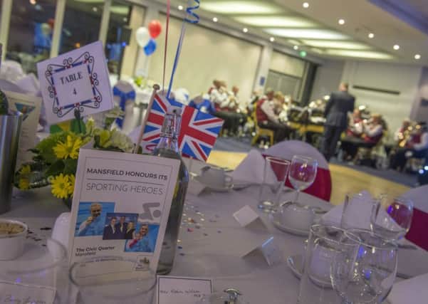 Councillors and invited supports dined out on the taxpayer at the 'Mansfield Honours its Sporting Heroes' event in November. Picture: Sarah Washbourn
