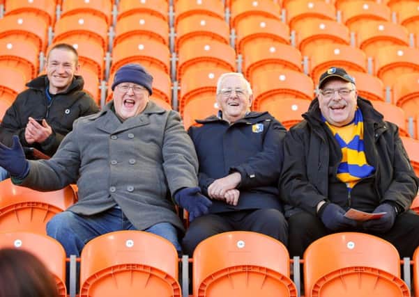 Mansfield Town Fans at Blackpool FC - Pic Chris Holloway