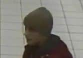 Man sought in connection with Dronfield shop theft.