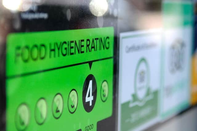 Ratings from the FSA (Stock image).