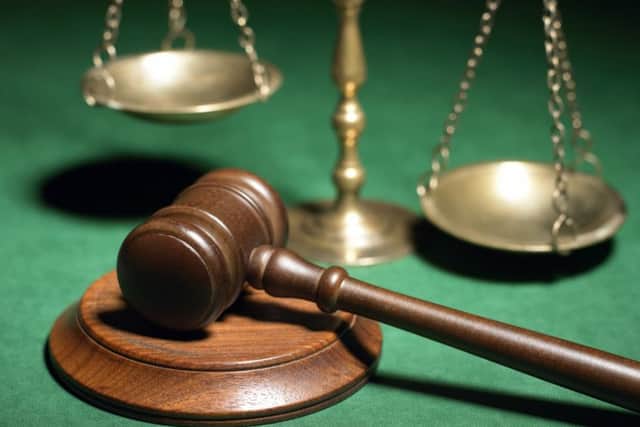 Gavel and scales