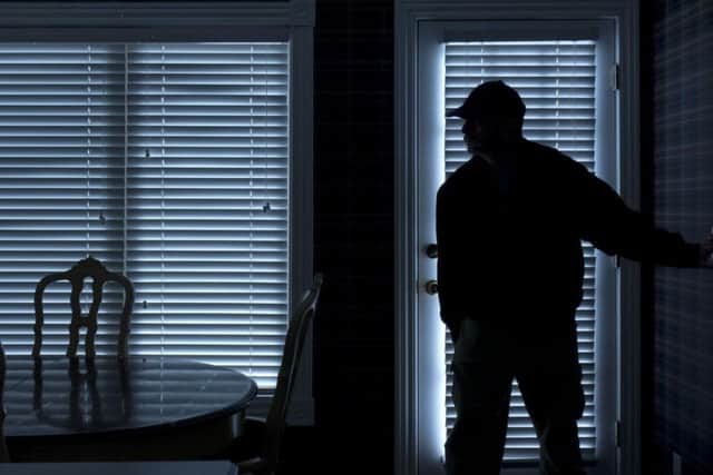 Stock image: Burglar