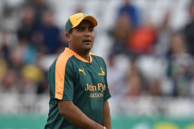 Samit Patel during the NatWest T20 Blast match between the Outlaws and the Bears at Trent Bridge, Nottingham on 15 May 2015.  Photo: Simon Trafford