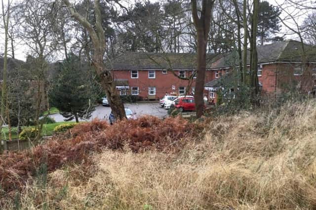 The site backs onto a care home and over-50s housing complex.