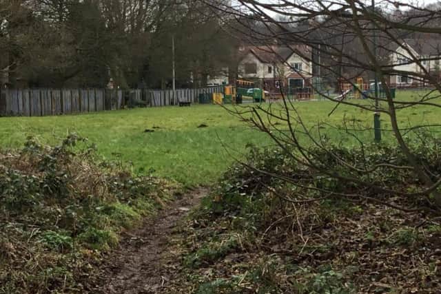 Neighbours say the position of the land is inappropriate for the suggested usage.