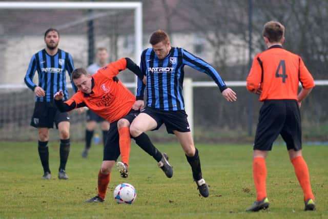 Selston in action against Matlock Reserves earlier in January.