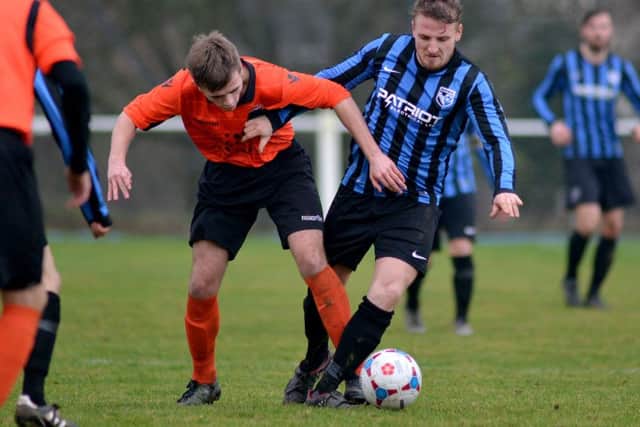 Selston in action against Matlock Reserves earlier in January.