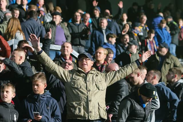 Mansfield Town fans - Pic by Chris Holloway