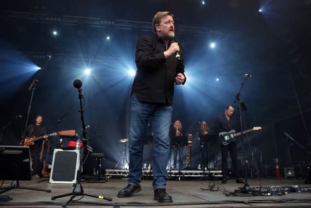 Guy Garvey on stage at Sherwood Pines during Firest Live 2016. Picture: Glenn Ashley.