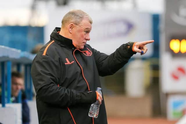 Mansfield Town's Manager Steve Evans - Pic Chris Holloway