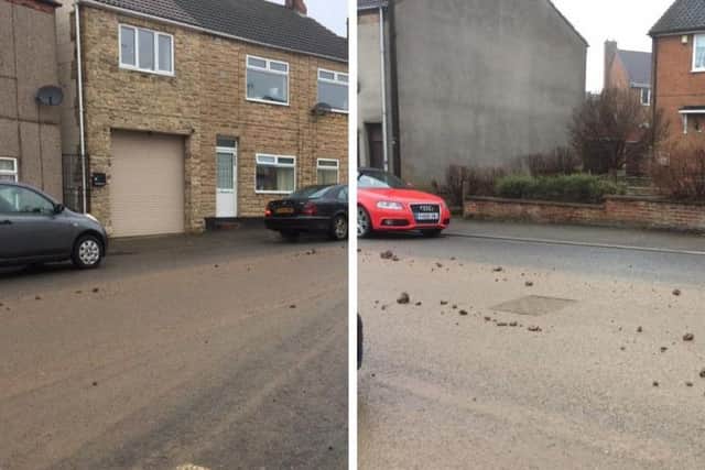 Can you tell which one of these was taken after a street cleaner passed through Huhtwaite?