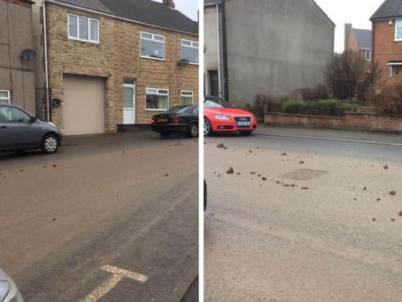 Can you tell which one of these was taken after a street cleaner passed through Huhtwaite?