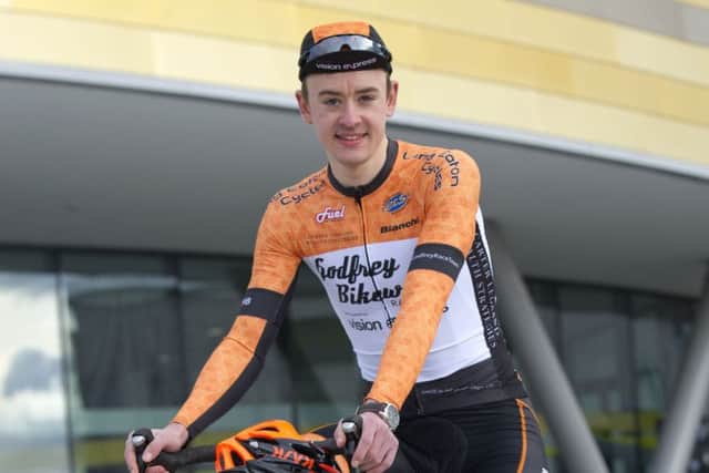 Former Mansfield Town footballer Ross Lamb, whose debut season as a professional cyclist went so well that he was head-hunted by a team in Belgium.