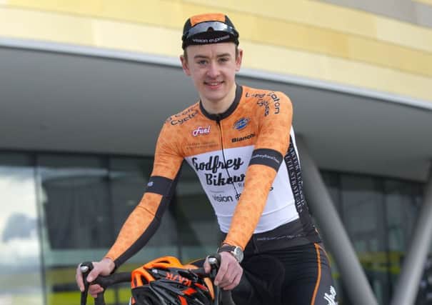 Former Mansfield Town footballer Ross Lamb, whose debut season as a professional cyclist went so well that he was head-hunted by a team in Belgium.
