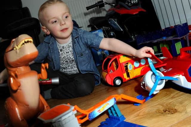 The four year old was presumed to have learning difficulties, but has now been diagnosed with a fatal condition.