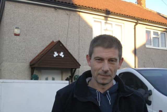 Phil Thomas has had a flood-proof door put in since the rains in June.