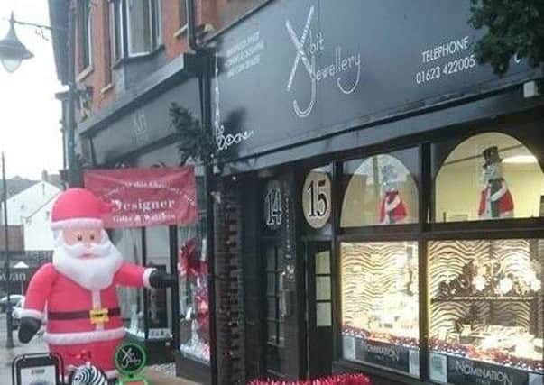 The Xibit jewellery shop in Mansfield town centre, which enjoyed a bumper Christmas.
