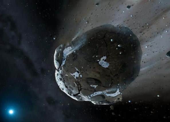 A huge asteroid is heading towards Earth.