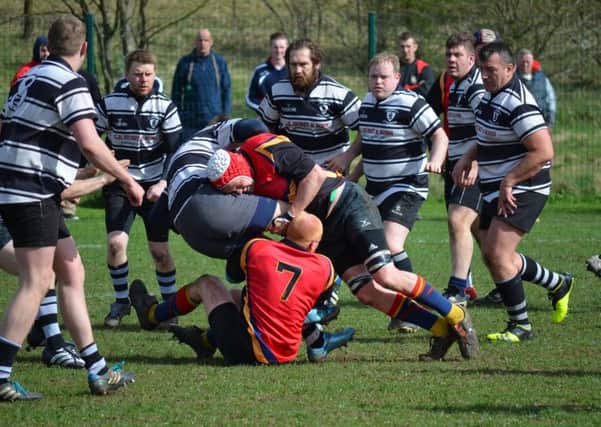 Action from Ashfield Rugby Union Football Club, who received Lottery funding in 2015/16.