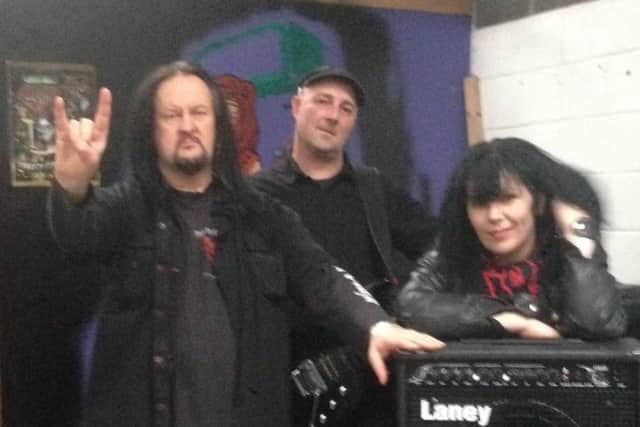 Midnight Configuration: from left, Trevor Bamford, Nick Hopkinson and Scarlet Bamford
