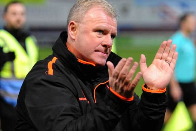 Mansfield Town manager Steve Evans.