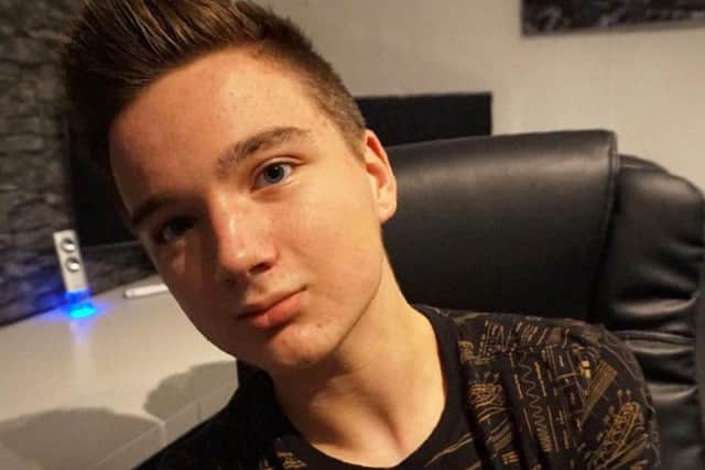 Lewis Crouch, 16, was in a fatal bike crash on Friday, February 3.