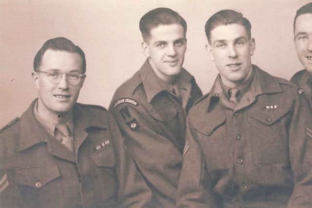 Clement Grace, second form left, with his three brothers before they went to war.